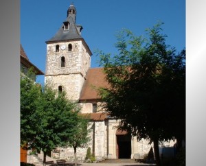 Église Saint-Etienne à Cajarc (bourg) dans le Lot