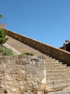 Rocamadour. Bas du Grand Escalier - Auteur : Yann LESELLIER