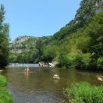 Point de baignade à Marcilhac-sur-Célé dans le Lot