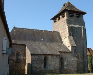 Église Saint-Martin à Anglars dans le Lot