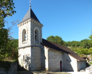 Église Saint-Barthélémy à Cadrieu dans le Lot