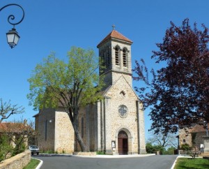 Église Saint-Jean-Baptiste à Saint-Jean-Mirabel (bourg) dans le Lot