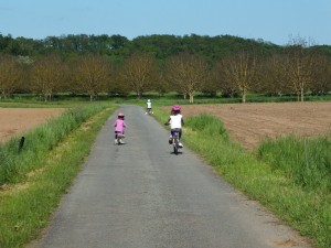 Parcours à vélo pour les petits