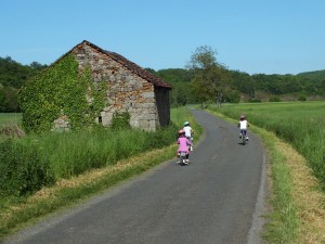 Parcours à vélo pour les petits
