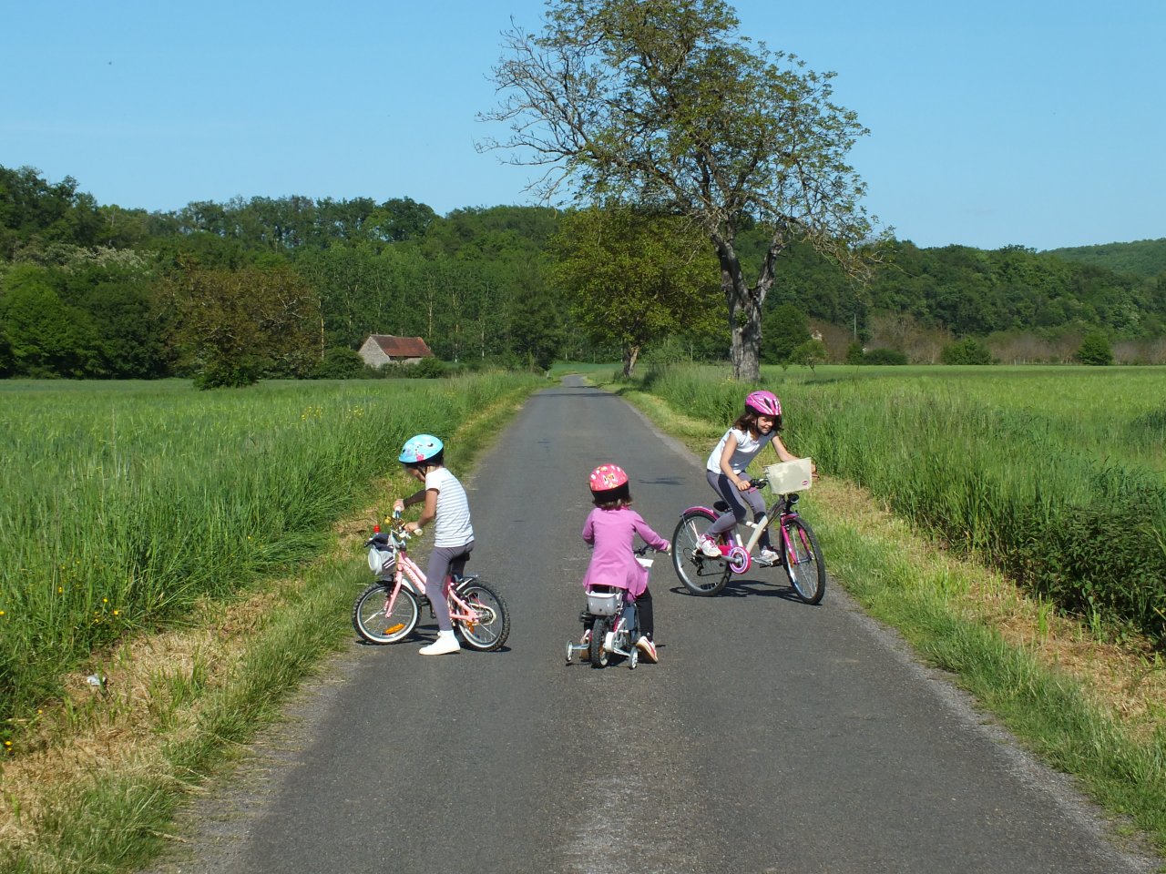 Parcours à vélo pour les petits à Faycelles