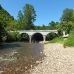 Baignade au pont d'Espagnac à Espagnac-Sainte-Eulalie