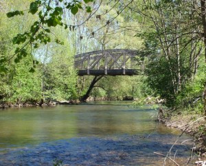 Pont sur le Célé à Béduer (Moulin de Béduer) dans le Lot