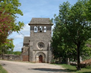 Église Saint-Georges à Laramière dans le Lot