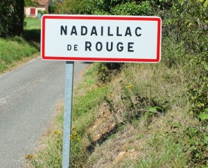 Panneau du Village de Nadaillac-de-Rouge