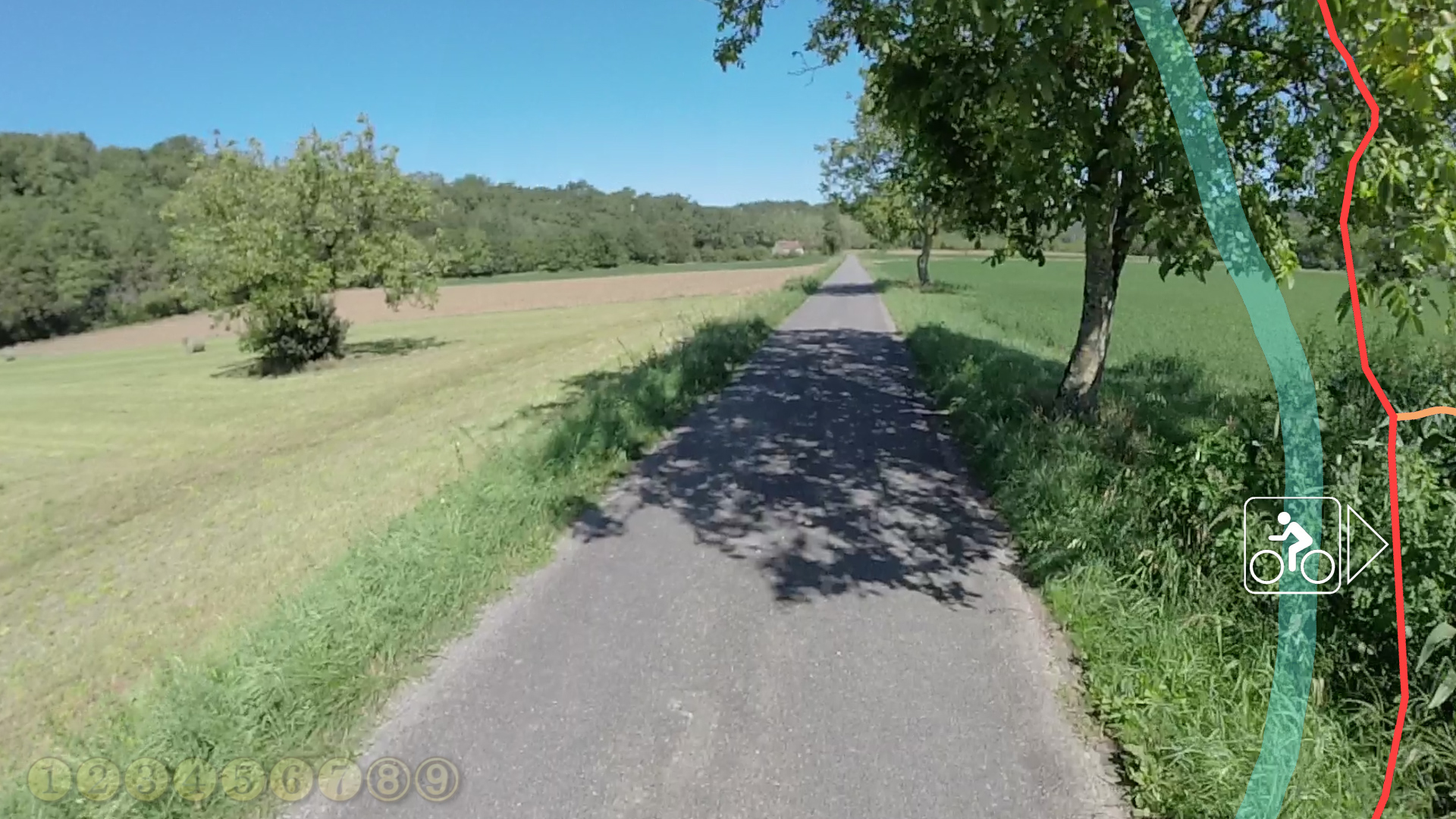 VIDEO. Le parcours à vélo de Faycelles