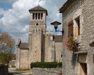 Église Saint-Jean-Baptiste à Aujols (bourg) dans le Lot