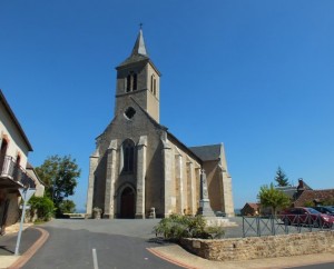 Église du bourg de Béduer dans le Lot
