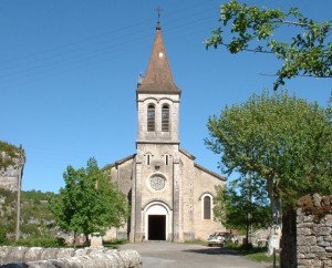 Église de Cabrerets (bourg) dans le Lot