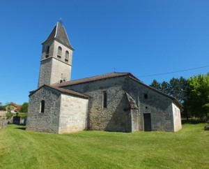 Église de Théminettes (bourg) dans le Lot