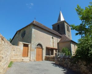 Église Saint-Jean-Baptiste à Frontenac (Côte d'Olt) dans le Lot