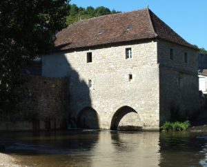 Le moulin du château à Cabrerets dans le Lot