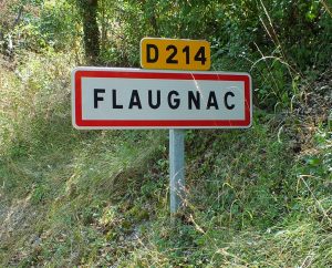 Communes - Flaugnac (Saint-Paul-Flaugnac) - - - Panneau du village de Flaugnac (Saint-Paul-Flaugnac)