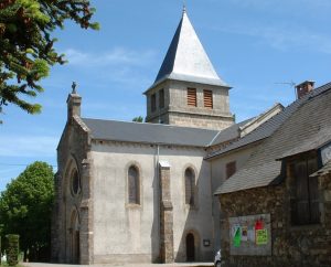 Circuits randonnée pédestre - Sainte-Colombe - Balade aux Deux Moulins - 9km (église de Sainte-Colombe)