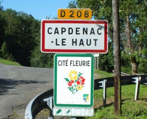 Communes - Capdenac - - Panneau du village de Capdenac