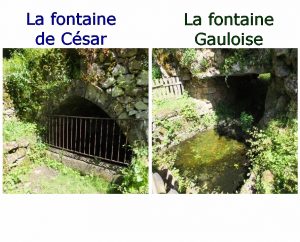 Fontaines & Puits - Capdenac - Fontaine Gauloise & Fontaine de César (Chemin des Fontaines) -