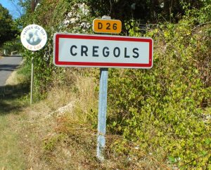 Communes - Crégols - - Panneau du village de Crégols