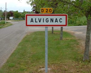Communes - Alvignac - - Panneau du village de Alvignac