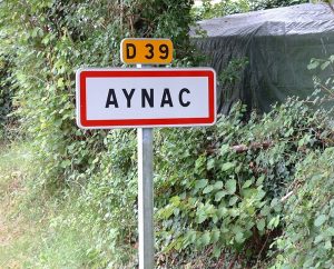 Communes - Aynac - - Panneau du village de Aynac