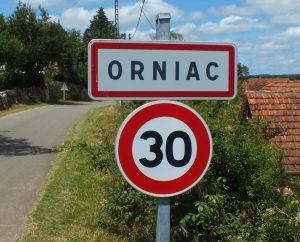 Communes - Orniac - - Panneau du village de Orniac