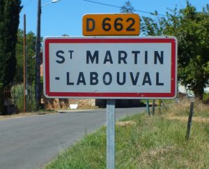 Communes - Saint-Martin-Labouval - - Panneau du village de Saint-Martin-Labouval