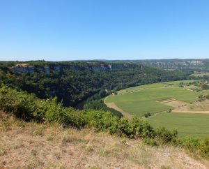 Points de vue - Montbrun - Le cingle de Caillac depuis l'aire d'envol d'Ambayrac (Aveyron) -