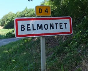 Communes - Belmontet (Montcuq-en-Quercy-Blanc) - - Panneau du village de Belmontet