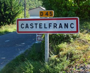 Communes - Castelfranc - - Panneau du village de Castelfranc