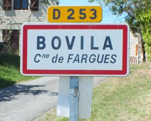 Communes - Fargues - - Panneau du village de Fargues