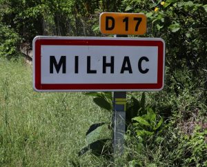 Communes - Milhac - - Panneau du village de Milhac