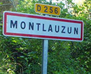 Communes - Montlauzun - - Panneau du village de Montlauzun