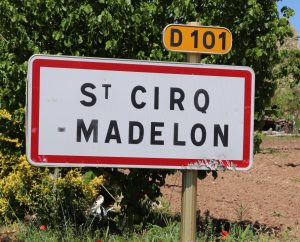 Communes - Saint-Cirq-Madelon - - Panneau du village de Saint-Cirq-Madelon