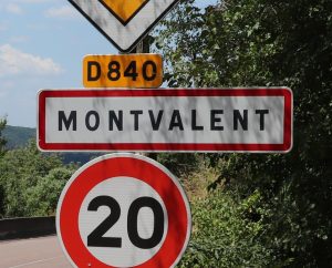 Communes - Montvalent - - Panneau du village de Montvalent