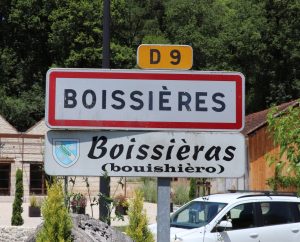 Communes - Boissières - - Panneau du village de Boissières