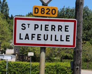 Communes - Saint-Pierre-Lafeuille - - Panneau du village de Saint-Pierre-Lafeuille