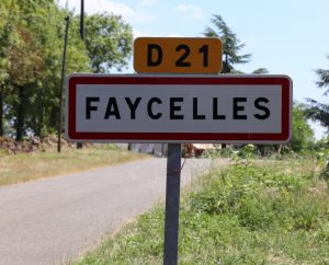 Communes - Faycelles - - Panneau du village de Faycelles