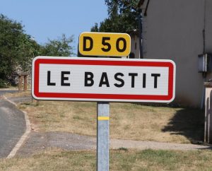 Communes - Le Bastit - - Panneau du village de Le Bastit