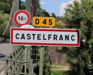 Panneau du Village de Castelfranc