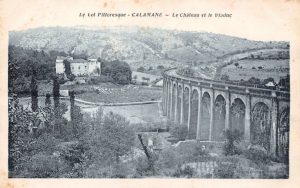Carte postale ancienne - Viaduc de Calamane