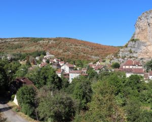 Vue générale du bourg de Cabrerets