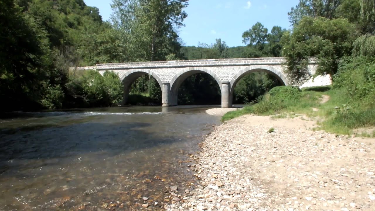 EspagnacSainteEulalie. Baignade au pont d’Espagnac